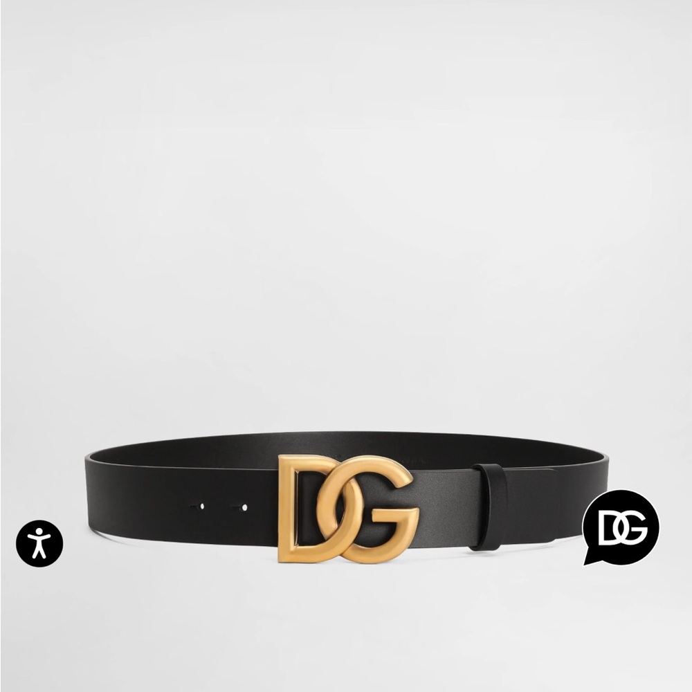 Dolce & Gabbana Black Designer Belt